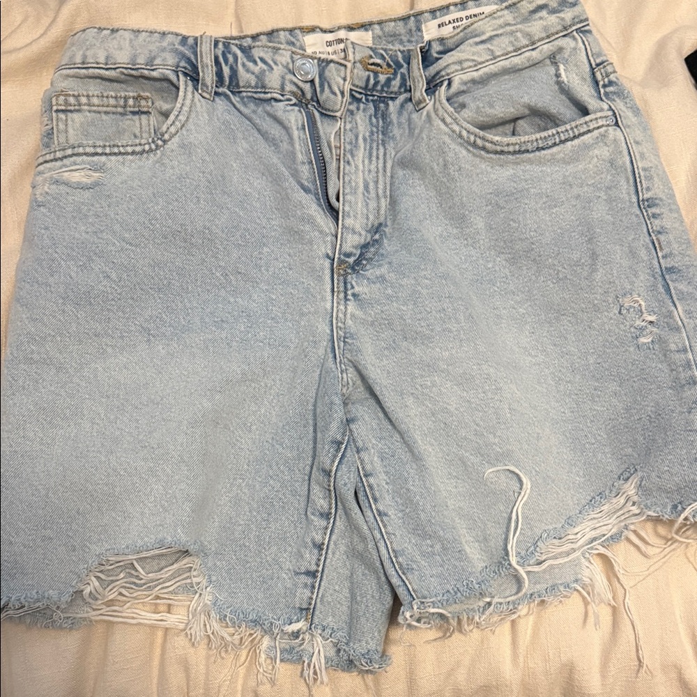Cotton On Light Blue Jean Shorts